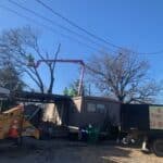 Our work equipment, trailer, truck and backhoe